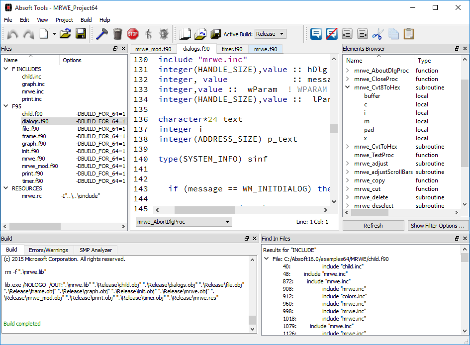 実行時の高速性と並列処理対応のfortranコンパイラ Absoft Pro Fortran ヒューリンクス