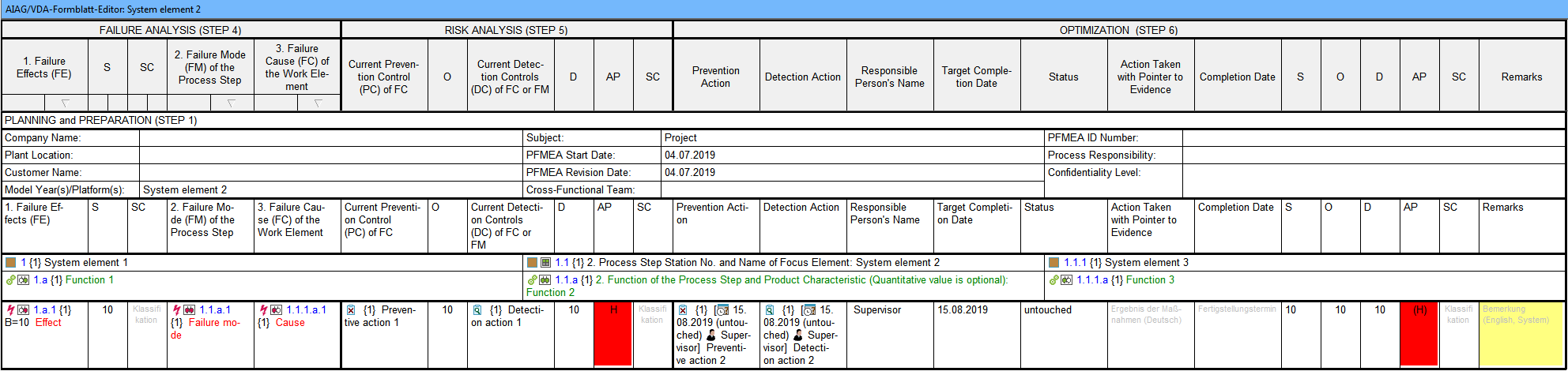 Vda Aiag Fmea 手法統合に対応する Fmea ソフトウェア Apis Iq ヒューリンクス