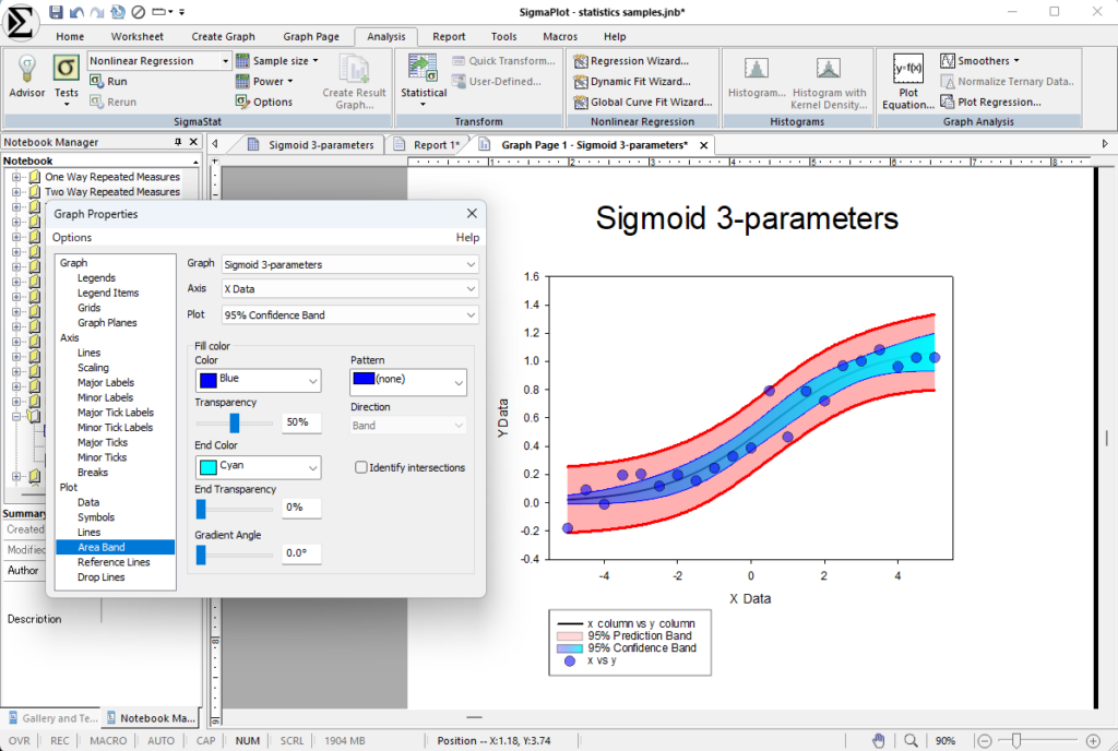 Three Sigmaplot SigmaPlot v16 の新しい機能 – 株式会社ヒューリンクス
